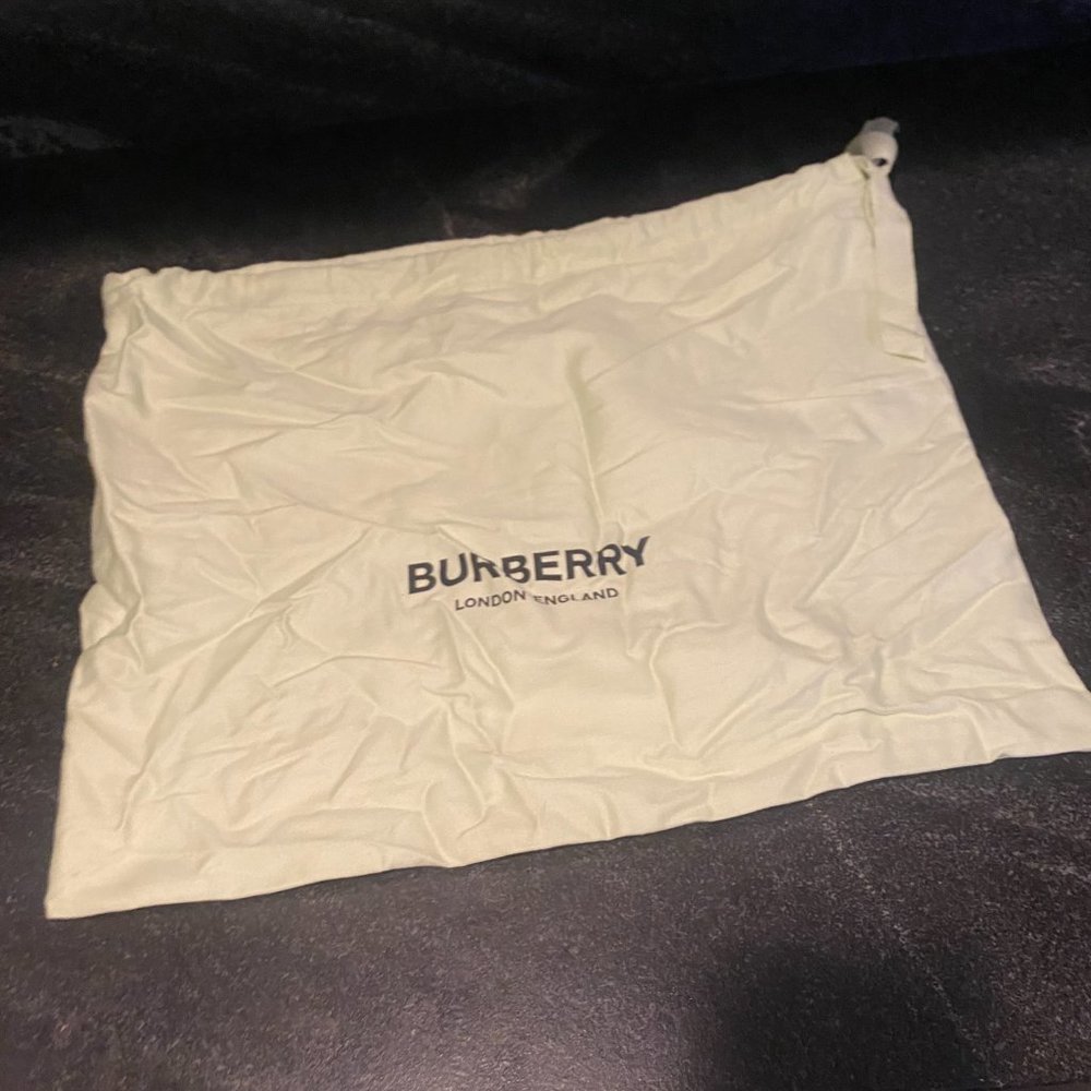 Burberry Black Pebbled Leather Tote Bag - Picture 2 of 4